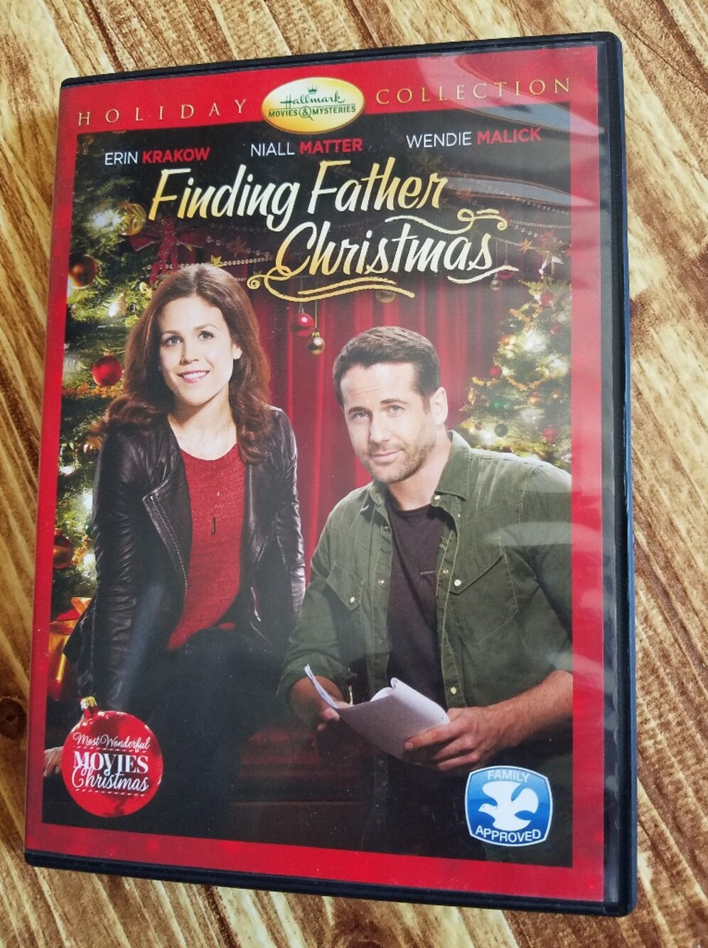 Hallmark Finding Father Christmas DVD Holiday Movie Erin Krakow Niall Matter